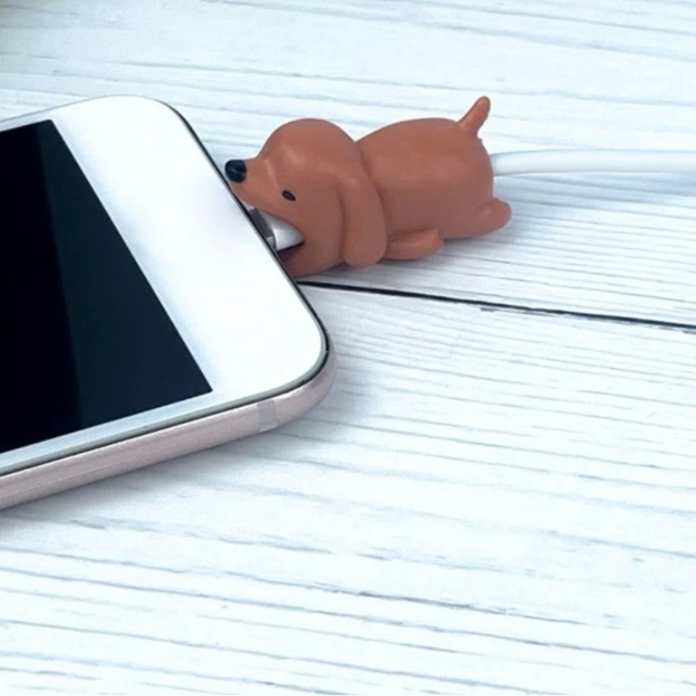 Cartoon Dog Design Cable Protector